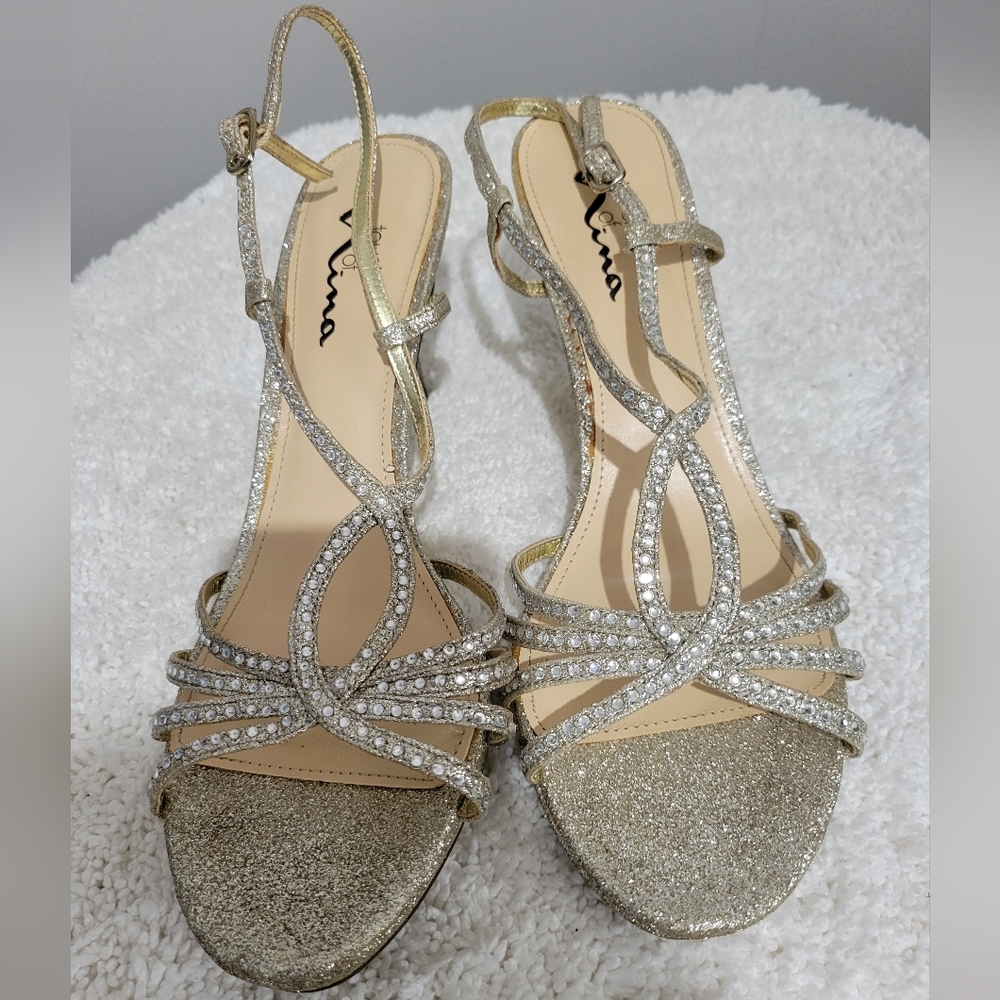 Touch of Nina open toe stiletto pump 10 M